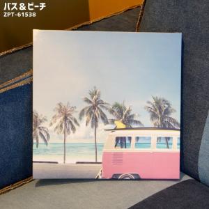 アート JIG キャンバスアート バス＆ビーチ Canvas Art Bus&amp;Beach ZPT-61538 絵画｜インテリアショップ ビカーサ