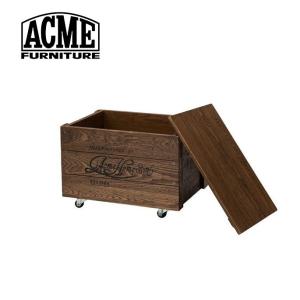 収納ボックス アクメファニチャー ACME Furniture アーヴィン クレート ボックスキャスター付き IRVIN CRATE BOX 22709970000270 木箱 コーヒーテーブル 机｜インテリアショップ ビカーサ