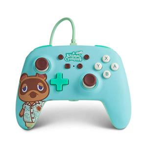 PowerA パワーエー コントローラー どうぶつの森デザイン たぬきち Enhanced Wired Controller for Switch [