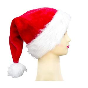 Iriwa サンタクロース サンタ帽子 クリスマス 厳選の高品質 ふわふわ 大きめサイズ 4タイプ 1枚 2枚 3枚セット 厳選の高品質 ふわふわ (