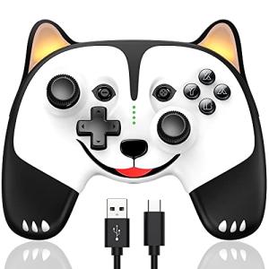スイッチ コントローラー Switch コントローラー マクロプログラミング機能 6軸ジャイロセンサー搭載 スリープ解除 HD振動 無線 Blueto