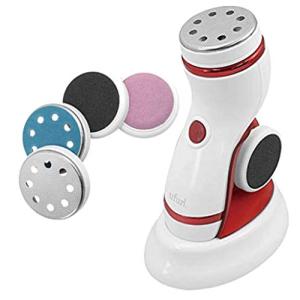 マクロス ufurl 電動 角質除去 ソールシャイン レッド 4種アタッチメント付き MEBL-71