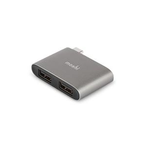 moshi USB-C to Dual USB-A Adapter (Titanium Gray)の商品画像