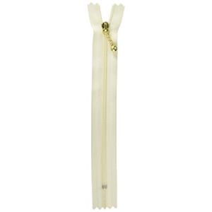 Y.K.K ポーチ用 コイルファスナー 16cm 10本入 生成 3CF-16-801