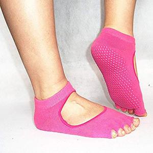 ZooooM ヨガ ダンス に 滑り止め 5本指 スポーツ ソックス 靴下  ZM-YS2419-ARO