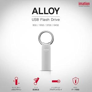 imation イメーション ALLOY USB2.0 USBドライブ スリム金属体 キーホルダー
