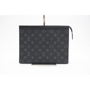 ☆安心の3大保証☆ ABランク ≪LOUIS VUITTON ルイ ヴィトン/クラッチバッグ≫ M61692 モノグラム エクリプス ポシェット ヴォワヤージュ MM｜biclock