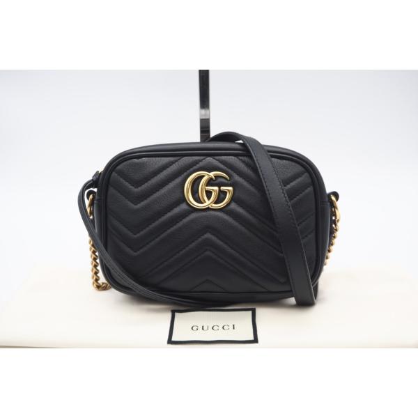 ★3日以内返品可★ 美品 GUCCI グッチ GGマーモント キルティング ミニバッグ 448065...