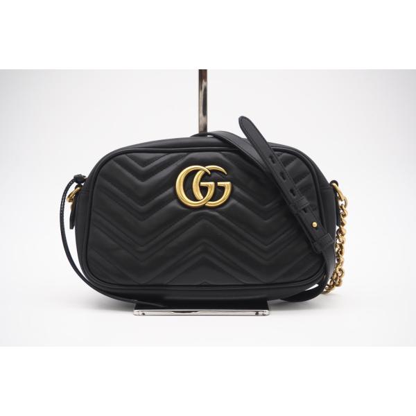 ★3日以内返品可★ 美品 GUCCI グッチ GGマーモント スモール カメラバッグ 447632 ...