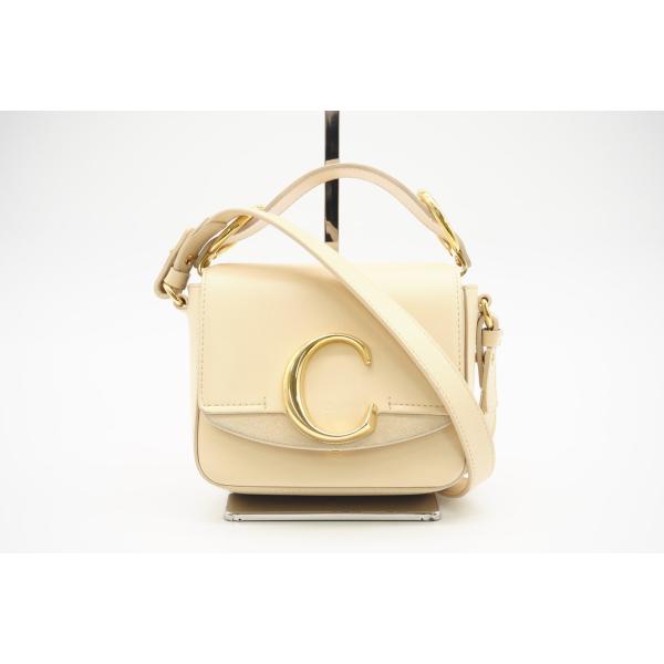 ★3日以内返品可★ 美品 Chloe クロエ カーフ スエード クロエ シー 2WAYハンドバッグ ...