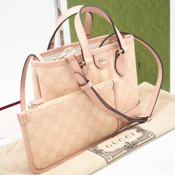 ★3日以内返品可★ 極美品 GUCCI グッチ GGスプリーム オフィディア スモールトート 811...