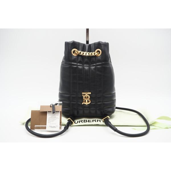 ★3日以内返品可★ 美品 BURBERRY バーバリー レザー キルティング ミニ ローラ 8053...