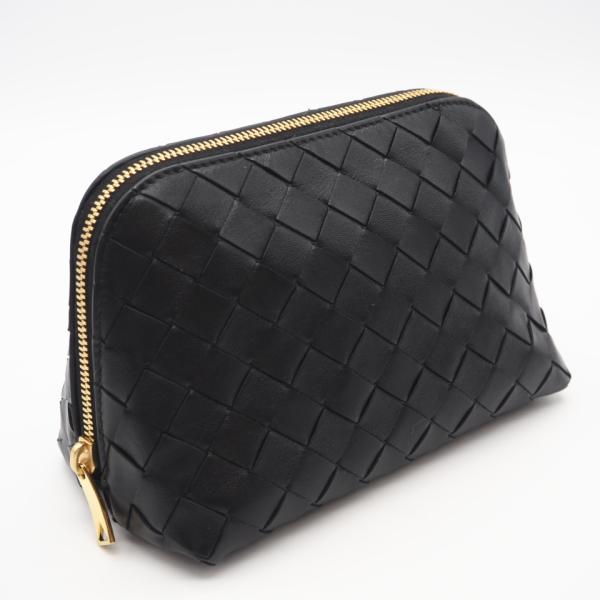 ★3日以内返品可★ 美品 BOTTEGAVENETA ボッテガヴェネタ イントレチャート中 レザー ...