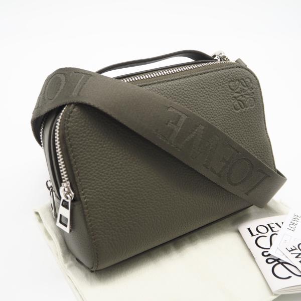 ★3日以内返品可★ 未使用 LOEWE ロエベ アナグラム クロスボディ カメラバッグ ミニ カーキ...