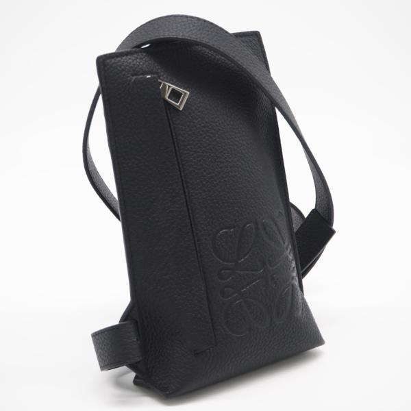 ★3日以内返品可★ 極美品 LOEWE ロエベ アナグラム バーティカル Tポケット ボディバッグ ...