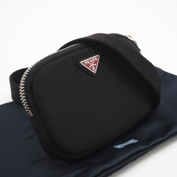 ★3日以内返品可★ 美品 PRADA プラダ テスート ロゴプレート ボディバッグ - ボディバッグ...
