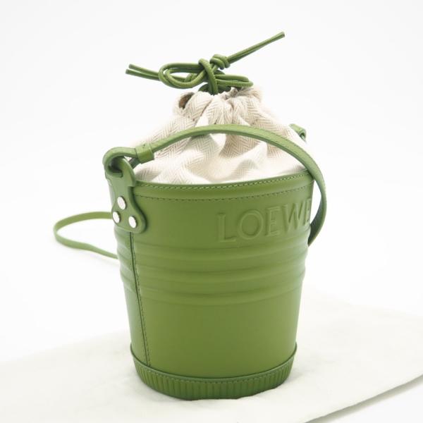 ★3日以内返品可★ 美品 LOEWE ロエベ カーフレザー ジャルディニエポケット A630G43X...