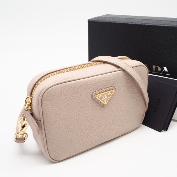 ★3日以内返品可★ 極美品 PRADA プラダ レザー レザー ミニバッグ 1NF060 ショルダー...