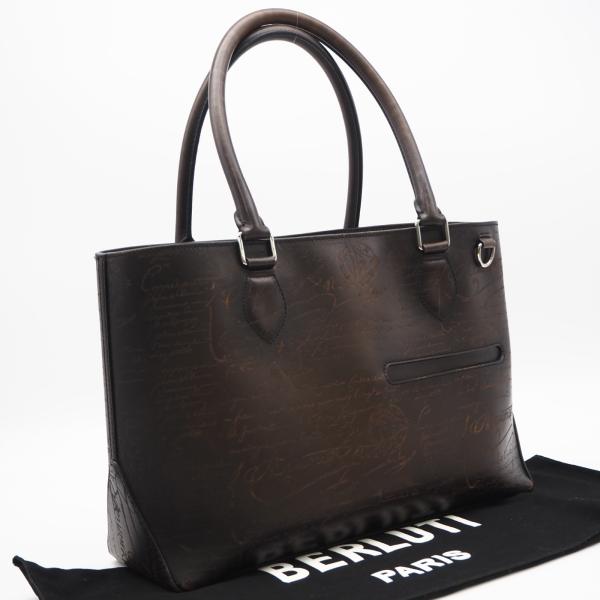 ★3日以内返品可★ 美品 Berluti ベルルッティ レザー トゥジュール トートバッグ A200...