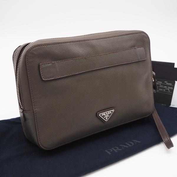 ★3日以内返品可★  PRADA プラダ サフィアーノレザー セカンドバッグ 2VF052 セカンド...