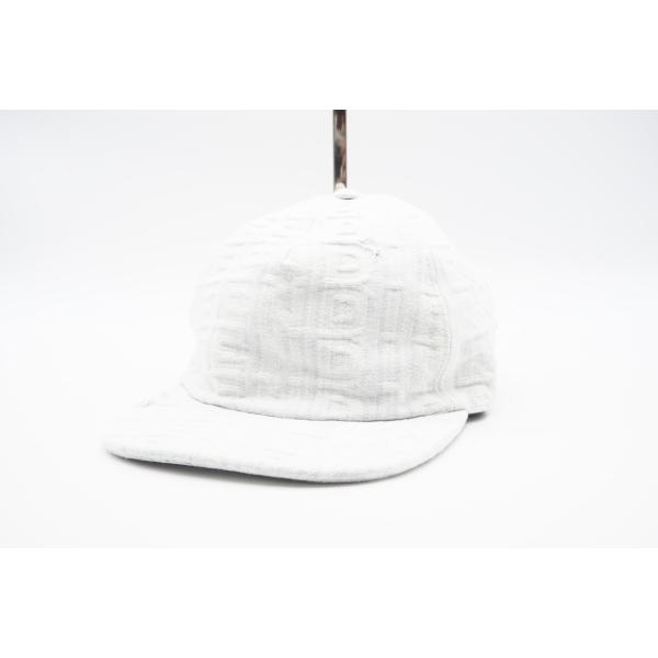 ★3日以内返品可★ 極美品 FENDI フェンディ コットン デニム ダメージ加工 ロゴキャップ M...