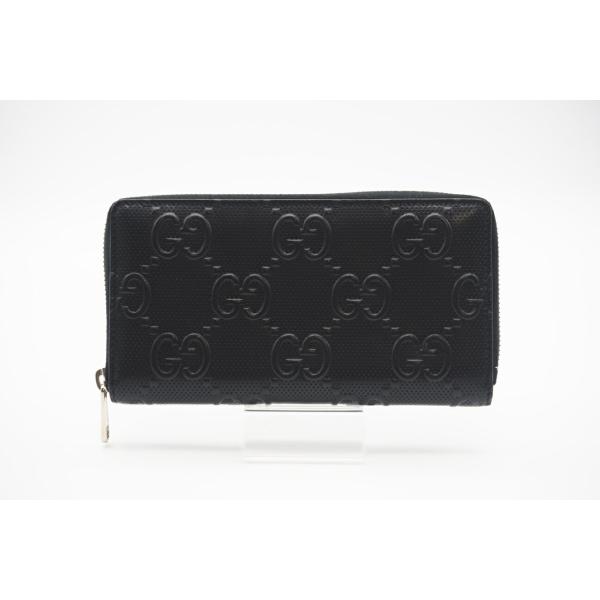 ★3日以内返品可★ 美品 GUCCI グッチ GGエンボス ジップアラウンドウォレット 625558...