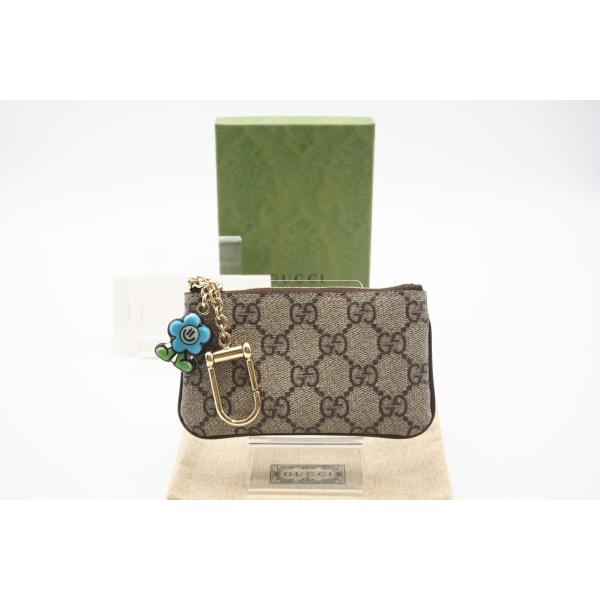 ★3日以内返品可★ 極美品 GUCCI グッチ GGスプリーム フラワー コインケース 784730...