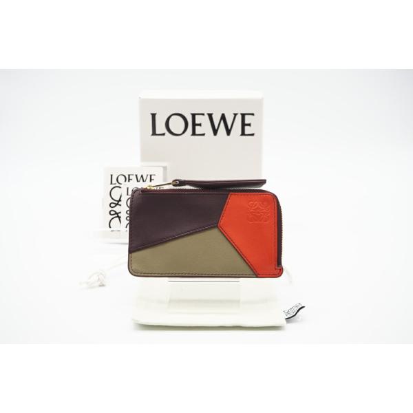 ★3日以内返品可★  LOEWE ロエベ クラシックカーフ パズル コインカードホルダー C510Z...