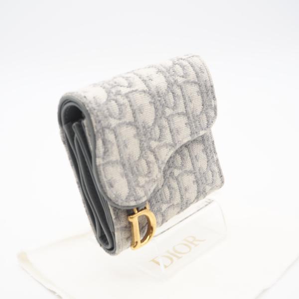 ★3日以内返品可★ 美品 Christian Dior クリスチャンディオール オブリークジャカード...