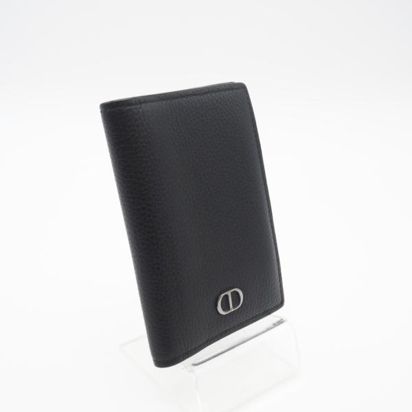 ★3日以内返品可★  Dior ディオール CD Icon グレインドカーフスキン 2つ折りカードホ...