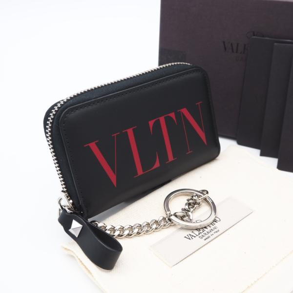 ★3日以内返品可★ 未使用 Valentino ヴァレンチノ レザー VLTNロゴ コインケース T...