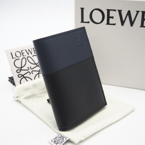 ★3日以内返品可★ 美品 LOEWE ロエベ シャイニーカーフ スリム コンパクト ウォレット C5...