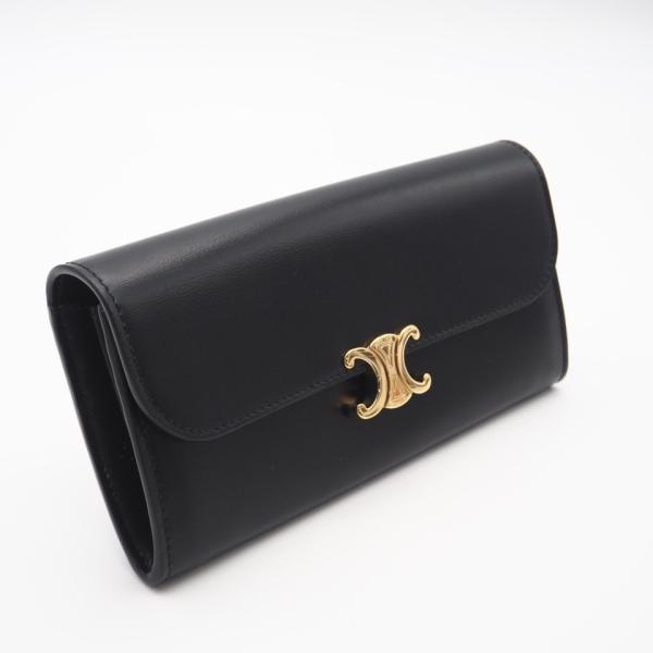 ★3日以内返品可★ 極美品 CELINE セリーヌ トリオンフ ラージウォレット 10E313DPV...