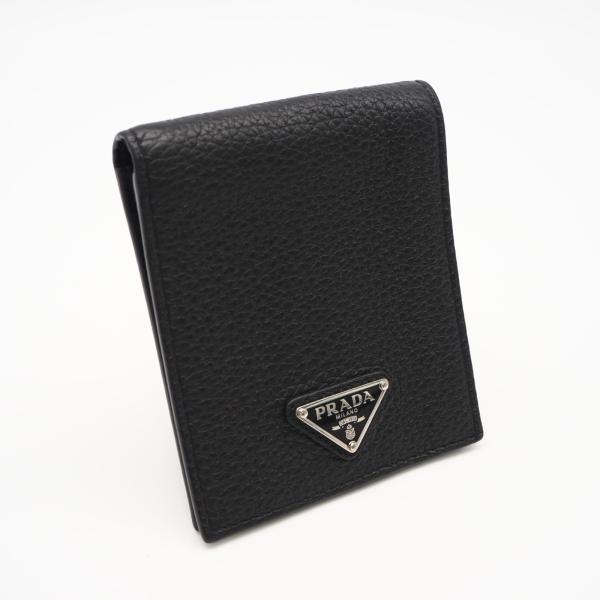 ★3日以内返品可★ 極美品 PRADA プラダ ヴィッテロダイノ レザー 財布 2MO513 二つ折...