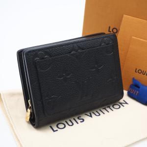 ★3日以内返品可★ 美品 LOUIS VUITTON ルイ・ヴィトン モノグラム アンプラント ポルトフォイユ クレア ノワール