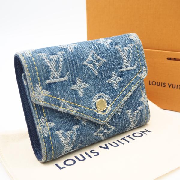 ★3日以内返品可★ 美品 LOUIS VUITTON ルイ・ヴィトン モノグラム デニム ポルトフォ...