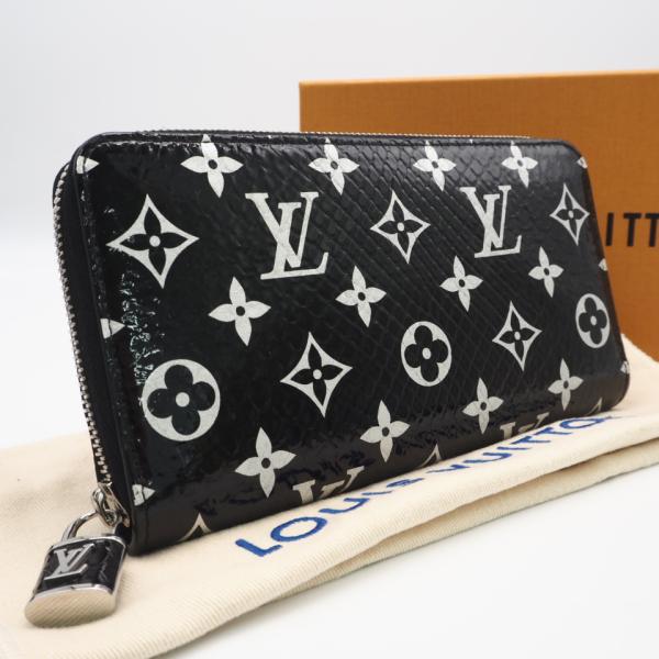 ★3日以内返品可★ 美品 LOUIS VUITTON ルイ・ヴィトン エキゾチック レザー ジッピー...