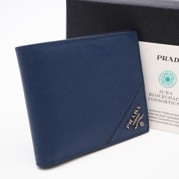 ★3日以内返品可★ 美品 PRADA プラダ サフィアーノ 2つ折り財布 2M0513 二つ折り財布...