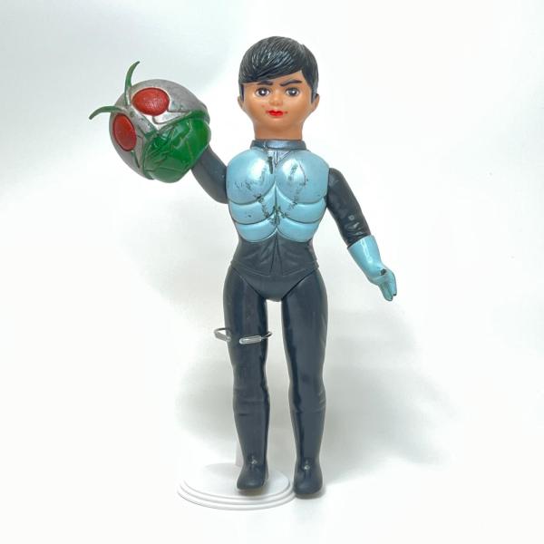 仮面ライダー旧1号 スタンダードソフビ 面取れ★3日以内返品可★  Old Bandai 旧バンダイ...