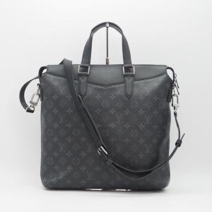 ☆安心の３大保証☆ ABランク ≪LOUIS VUITTON ルイ ヴィトン/ビジネスバッグ≫ M40567 トート エクスプローラー モノグラム エクリプス ブラック グレー 美品｜biclock