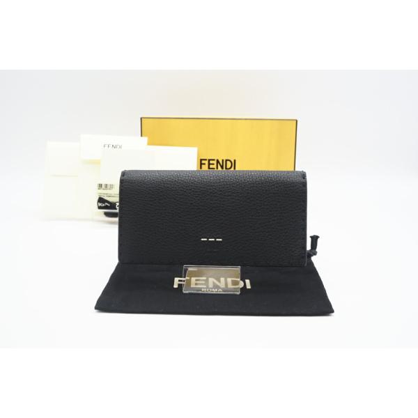 ☆安心の3大保証☆ ABランク ≪FENDI フェンディ/二つ折り長財布≫ 7M0186 セレリア ...