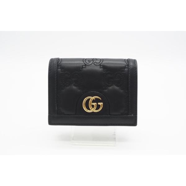 ☆安心の3大保証☆ Bランク ≪GUCCI グッチ/二つ折り財布≫ 723786 GGマトラッセ カ...