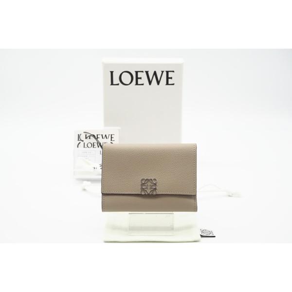 ☆安心の3大保証☆ ABランク ≪LOEWE ロエベ/三つ折り財布≫ C821S33X01 アナグラ...