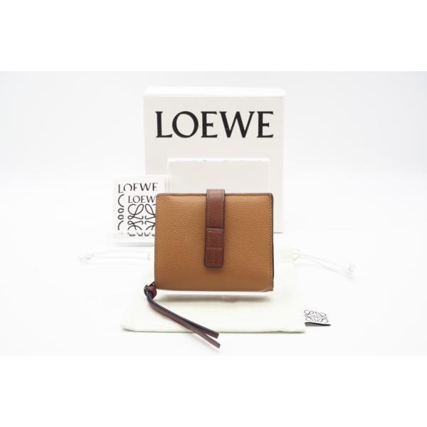 ☆安心の3大保証☆ ABランク ≪LOEWE ロエベ/三つ折り財布≫ C660Z41X01  ソフト...