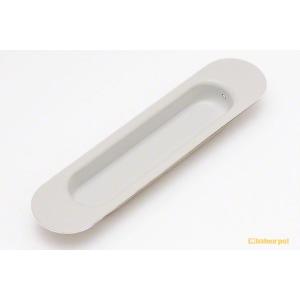 【4個入】 BIDOOR(ビドー) PS-304-P 桜戸引手 ホワイト (釘入りパック) 105mm(74×17×9)