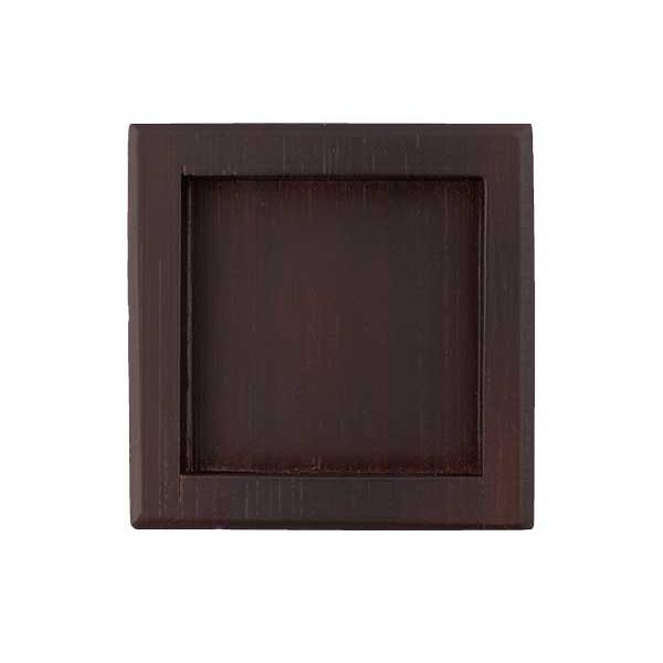 20個入 BIDOOR(ビドー)  PW-926 染竹正角引手 黒檀染 (50×50)