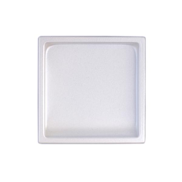 【送料無料】2個入り フレルテ 01-041 浅口襖引手 ステンチリ角 穴無 ホワイトパール