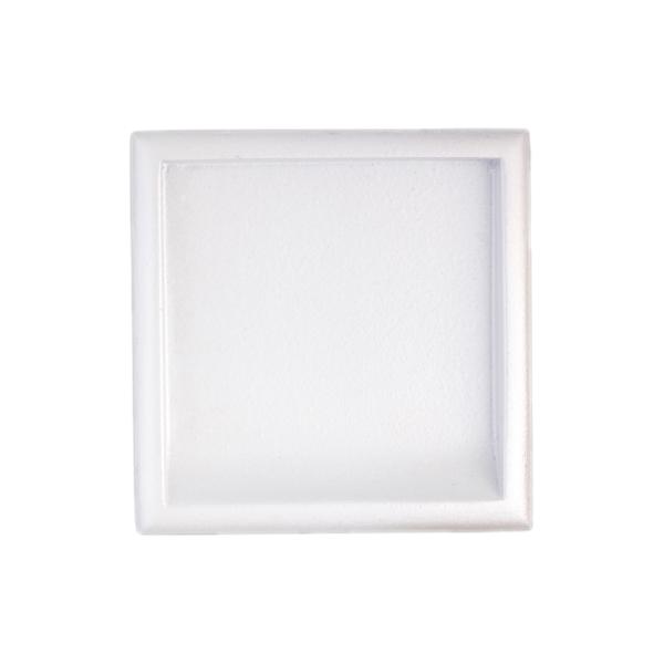 【送料無料】2個入り フレルテ 02-329 深口襖引手 木製 チリ角形 ホワイトパール