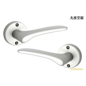 20セット入 川口技研 GIKEN Jレバー No.20 塗装ニッケル 丸座空錠 (BS60) JL-20-1M-TN-60