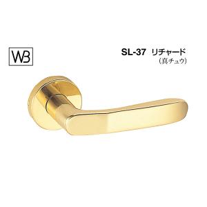 シロクマ  レバー SL-37 リチャード 金 GD表示錠付 (SL-37-R-GD-金)｜bidoorpal